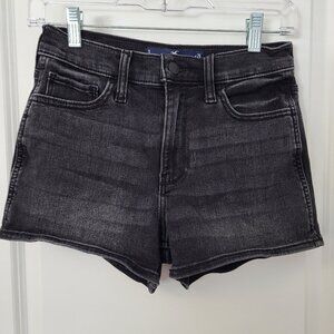 Hollister High Rise Black Denim Jean Shorts
